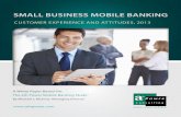 Small Business Mobile Banking: Customer Experience and Attitudes 2013