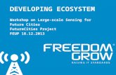 Workshop on Large-scale Sensing For Future Cities'13 / Marco Alves: "Developing Ecosystem"