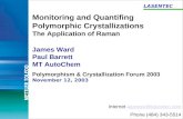 Monitoring and quantifing polymorphic crystallizations (james ward 111203)compressed