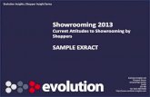 Showrooming in F&G 2013