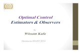 Estimators and observers-Optimal Control