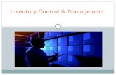 Inventory control & management