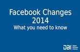 Facebook Changes 2014 - Webinar Slides