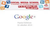 20111012 Google+ (Marketing RSLT Social Media School)