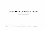 Inventory counting using Dynamics AX