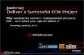 Deliver a Successful ECM Project