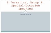 10. inform persuade group special occasion