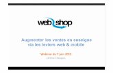Le Web-to-Store par Jérôme Chasques