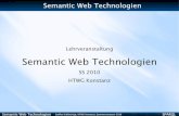 Semantic Web Technologies - SS 2010 - 06 - SPARQL