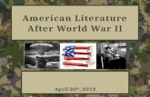 Wwii throughout american literature
