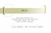 W3 C Specification For Interoperability And Accessibility For Ajax, Dhtml, Xml  Etc    Based On Rdf Taxonomy