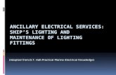 L 1 ancillary electrical services ships lighting and maintenance of lighting fittings