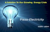 Piezoelectricity : Think Locally, Act Globally