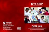 Galgotias University Admission Brochure 2014 (GEEE)