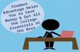 Student advantage helps you to save money & get all the college essentials at the best prices