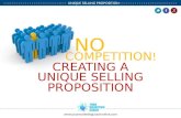 Creating a unique selling proposition