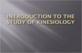 Kinesiology intro 1