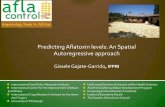 Predicting aflatoxin levels a spatial autoregressive approach