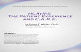 HCAHPS, The Patient Experience, and C.A.R.E.