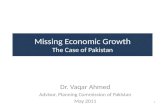 Missing Economic Growth: The Case of Pakistan