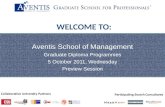 Aventis school of management graduate diploma