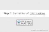Track What Matters - Top 7 Benefits of GPS Tracking