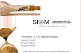 Theory of constraints -SIOM