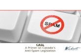Canada CASL Anti-Spam Presentation - Wishart Law Firm LLP