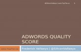 AdWords Quality Score Overview