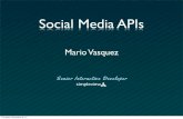 Working With Social APIs - SoMeT12