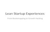 Lean Startup Experiences