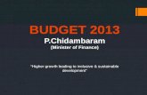 Budget 2013 by Dinesh kumar