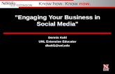 Engaging business in soc media
