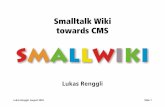 SmallWiki: Smalltalk Wiki towards CMS