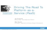 Driving the Road to Platform-as-a-Service (PaaS)