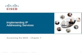 Chapter 7   implementing ip addressing services