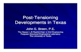 Post-Tensioning Developments in Texas