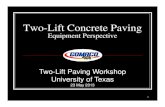 Two-Lift Paving - Pavement Equipment Suppliers