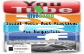 Social Media Best Practices for Non Profits