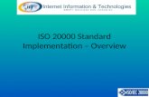 Iso 20000 standard implementation