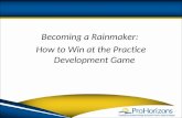 Becoming a Rainmaker