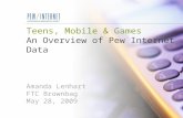 Teens, Mobile & Games - Lenhart Presentation to Federal Trade Commission May 2009