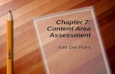 Content area assessment