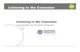 Listening To the Consumer: Is Social Media the New Market Research?
