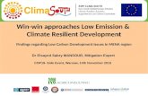 Win-win approaches Low Emission & Climate Resilient Development
