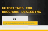 Guidelines for brochure graphic design