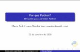 Por que Python? - Latinoware 2009