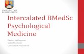 Intercalated BMedSc Psychological Medicine