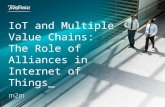 Iot and multiple value chains: the role of alliances in internet of things