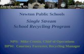 Schools#1 Implementing Recycling Programs - Newton
